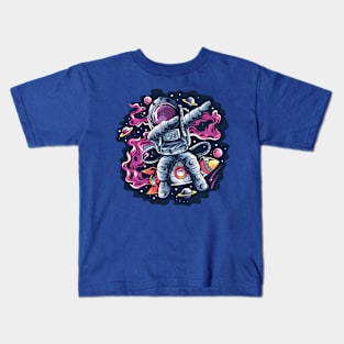 Astronaut Dabbing Kids T-Shirt